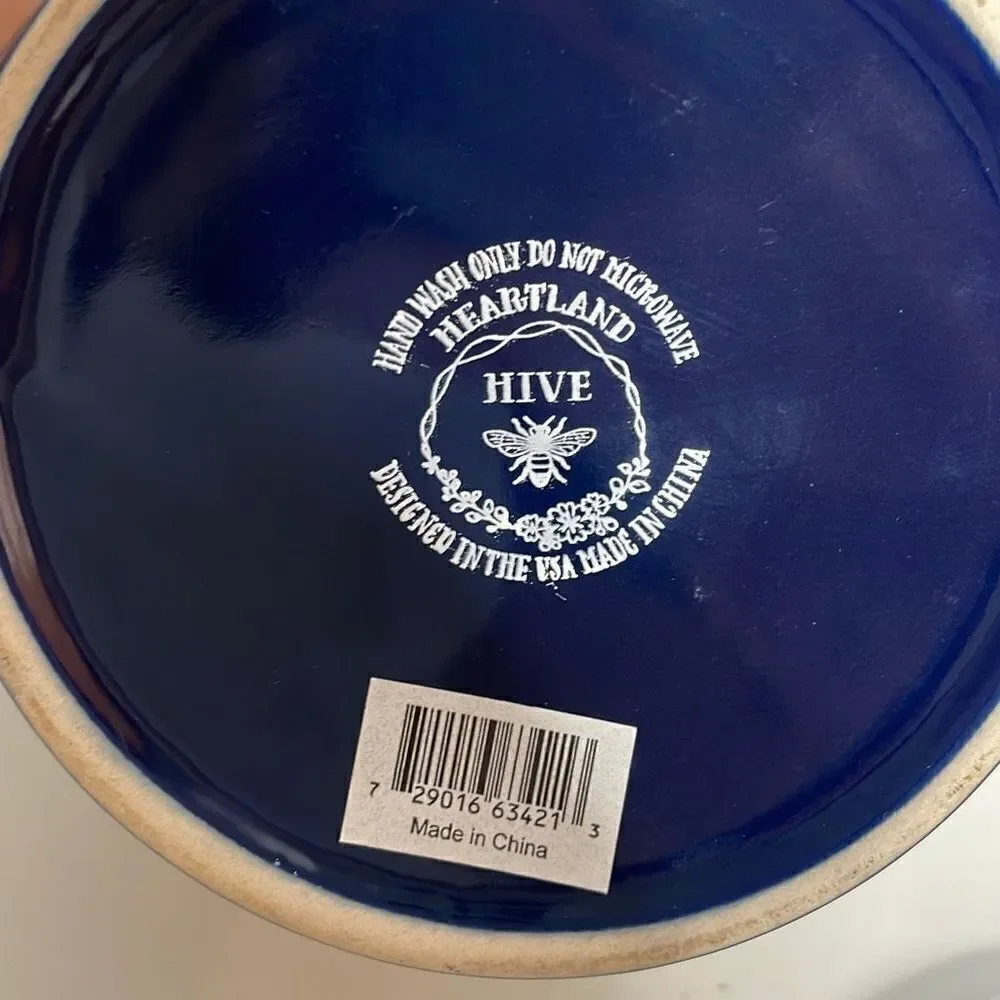 Heartland Hive Ceramic Coffee Canister with Lid